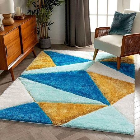 Modern Geometric Handmade Rug